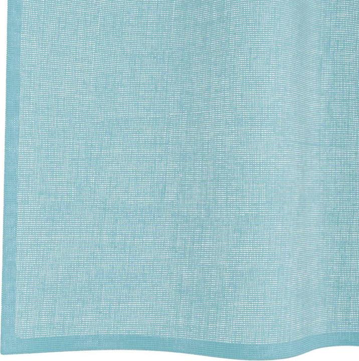 Actual product image VidaXL Voile curtains with rod pockets 2 pcs. Turquoise (140 x 140 cm)