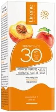 Actual product image Lirene Peachy Shot Nourishing Make-Up Cream Spf30 50Ml (Sun cream face, SPF 30, 50 ml)