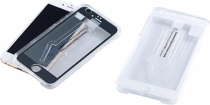 Produktbild Somikon Randlos Displayschutz-Cover iPhone 6/s Plus (1 Stück, Apple iPhone 6 Plus)