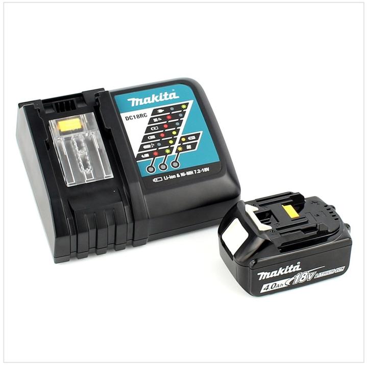 Actual product image Makita DCL 182 RM1 B Battery Vacuum Cleaner 18 V Black + 1x Battery 4.0 Ah + Charger