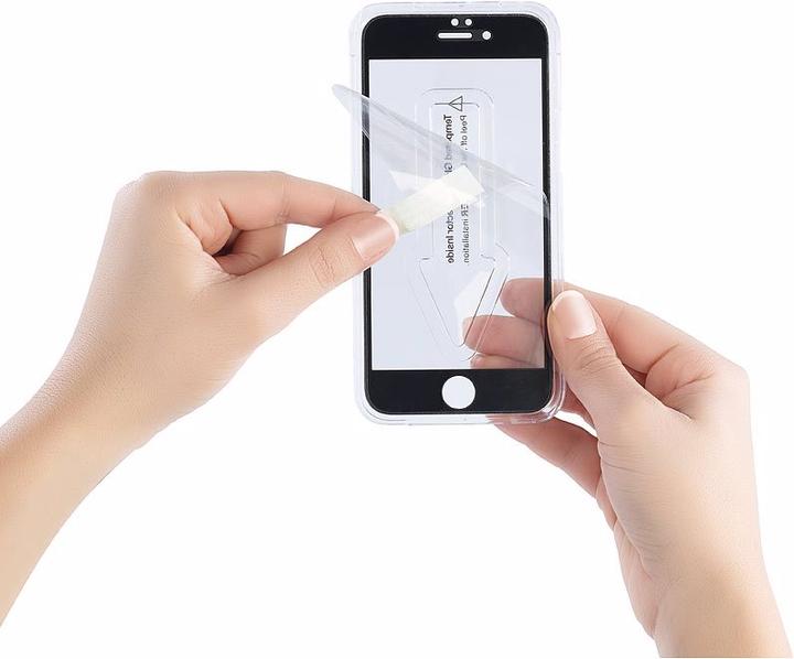 Produktbild Somikon Randlos Displayschutz-Cover iPhone 6/s Plus (1 Stück, Apple iPhone 6 Plus)