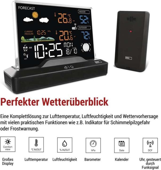 Actual product image Emos Drahtlose Wetterstation E8620