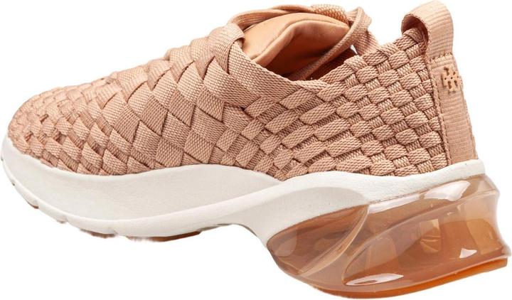 Actual product image Tory Burch blush woven fabric trainer sneakers (40)