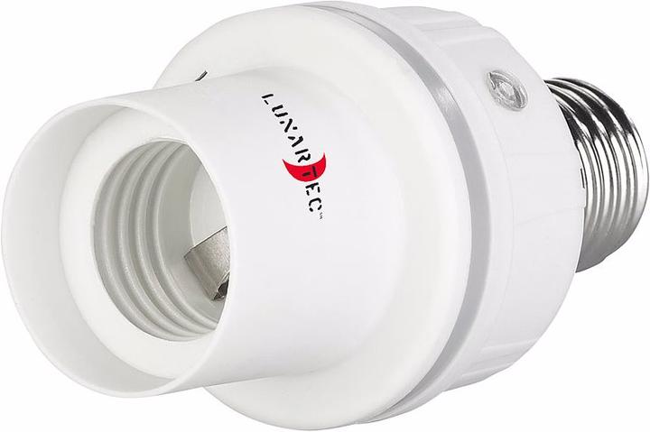 Produktbild Lunartec 2 mal Lampensockel-Adapter E27 auf E27 mit Helligkeits- und Geräuschsensor