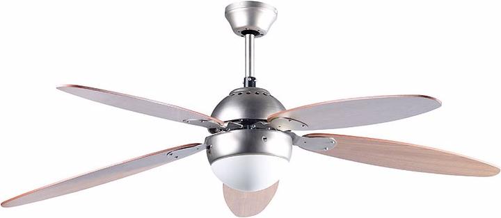 Produktbild Sichler Grosser Deckenventilator VT-997 mit Holzflügeln & Beleuchtung, Ø 132 cm