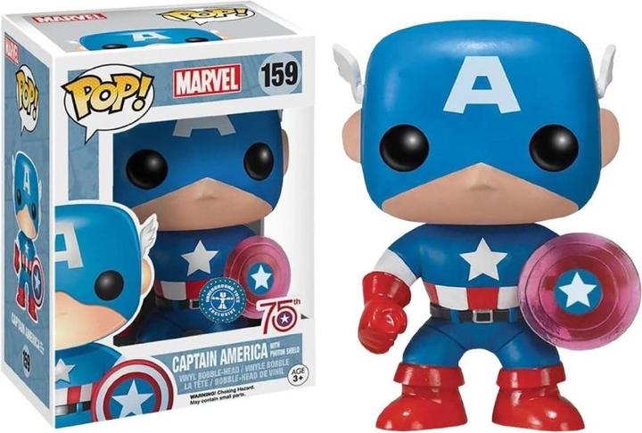Image du produit Funko POP! Marvel Captain America - Captain America avec Bouclier Photonique Underground Toys