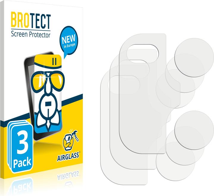 Actual product image BROTECT AirGlass Glass (3 Piece, Oppo Find X3 Pro)