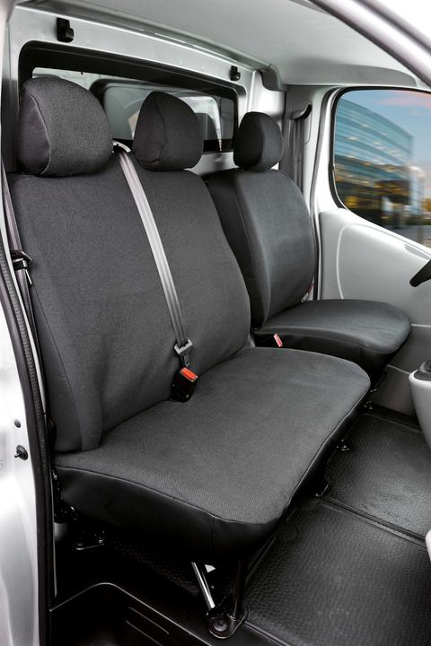 Walser Housses de siège pour Opel Vivaro, Renault Trafic, Nissan Primastar, ES et DB avant BJ 06/2001 -