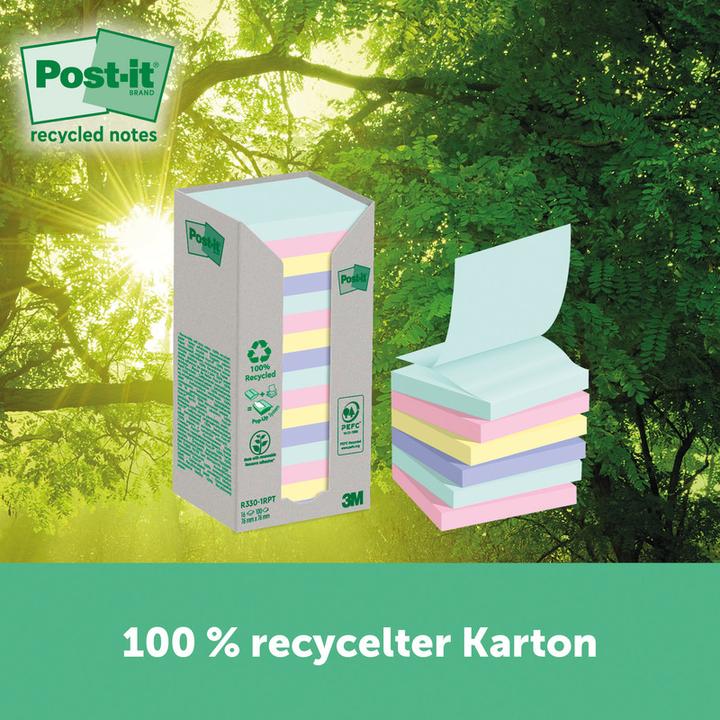 Produktbild Post-it Recycling Z-Notes (76 x 76 mm)