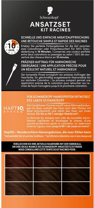 Produktbild Schwarzkopf Ansatzset (A4 Dunkelbraun)