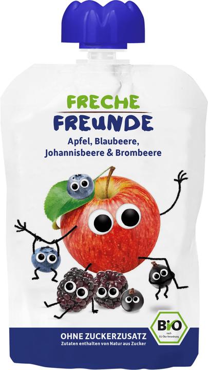 Image du produit Freche Freunde Compote pomme, myrtille, groseille (100g) (100 g)