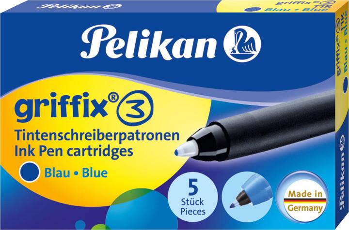 Pelikan Rollerpatronen Griffix (Gelmine, Blau, 1 mm)