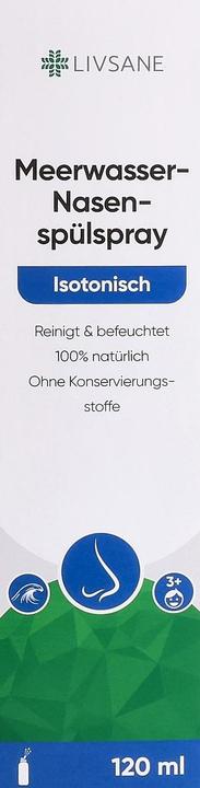 Produktbild Livsane Meerwass Nasenspuelsp isot 120ml (1 Stück)