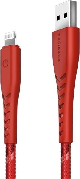 Produktbild Energea kabel Nyloflex USB - Lightning Charge and Sync C89 MFI 1.5m czerwony/red (1.50 m, USB 3.2 Gen 1)