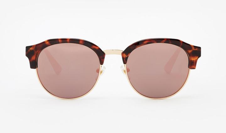 Actual product image Hawkers Classic Rounded carey Rose Gold