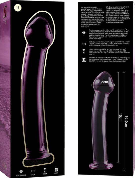 Produktbild Ibiza NEBULA SERIES BY ™ - MODELL 10 DILDO BOROSILIKATGLAS 16,5 X 3,5 CM ROSA