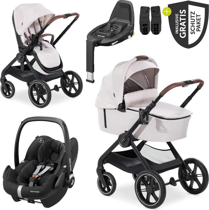 Hauck Kinderwagen 3 in 1 4in1 Kinderwagen-Set Walk N Care Trio Set