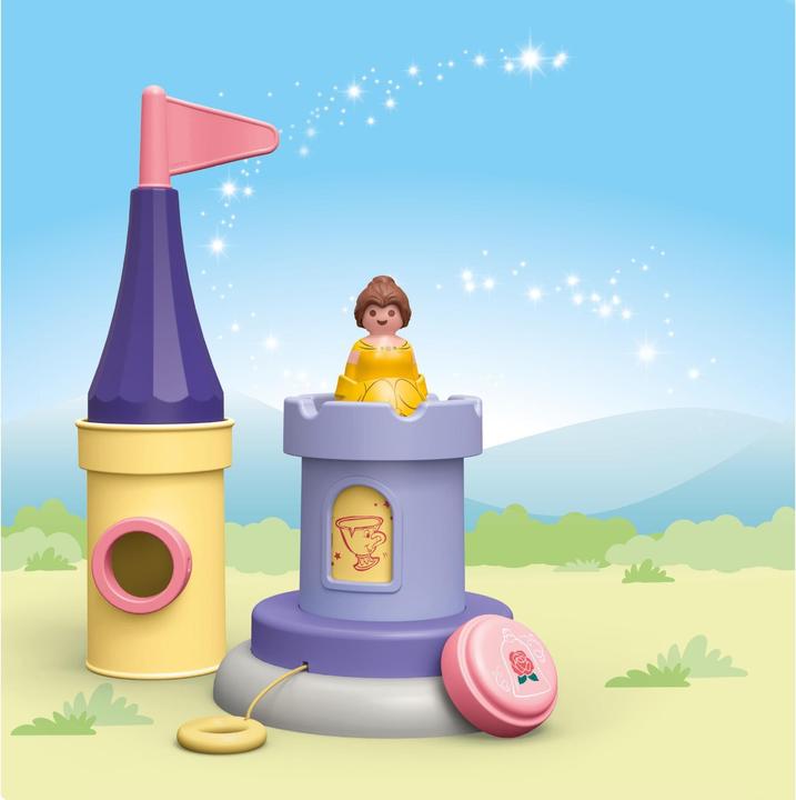 Actual product image Playmobil 1.2.3 & Disney: Belle's play tower (71458, Playmobil Junior)