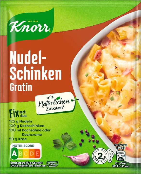 Produktbild Knorr Fix Nudel-Schinkengratin (32 g)