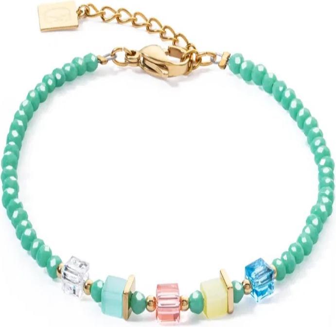 Coeur de Lion Joyful Colours Armband (21 cm, Edelstahl, Vergoldet)
