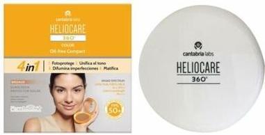 Image du produit Heliocare Fond de teint compact SPF 50 (Oil-Free Compact) 10 g - Teinte : Bronze (Crème solaire visage, SPF 50, 10 g)