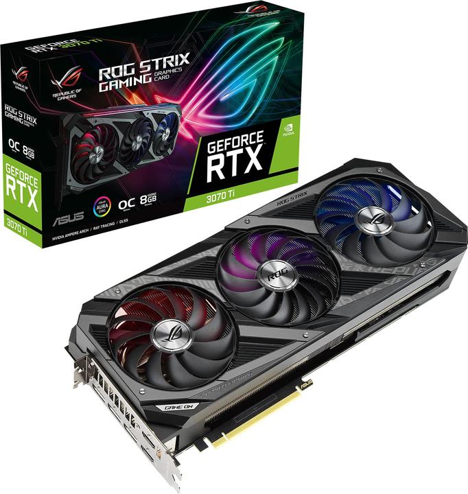 Immagine prodotto ASUS GeForce ROG STRIX RTX 3070 Ti GIOCARE (8 GB)