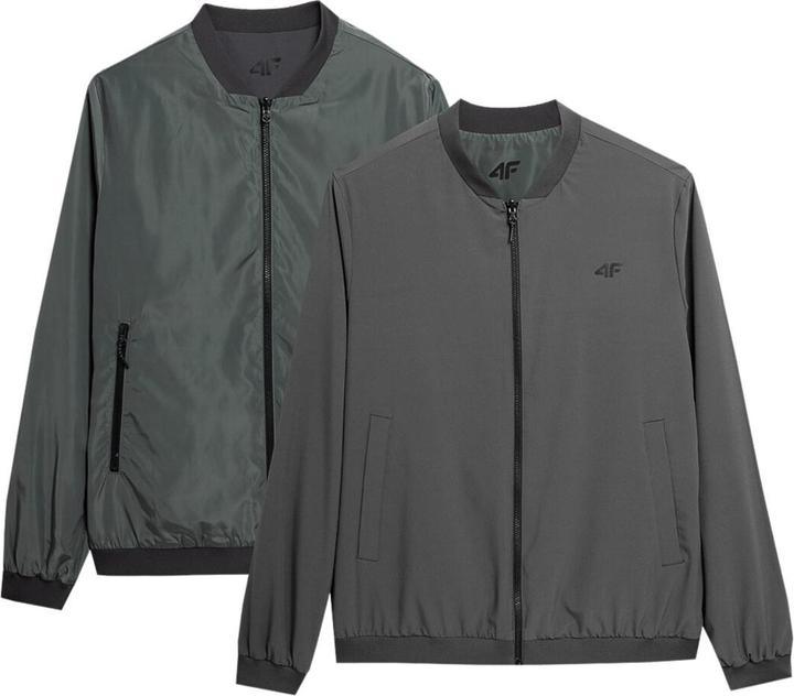 4F Herren Wendejacke M013 oliv/grau SS23TJACM013 44S (M) (44)