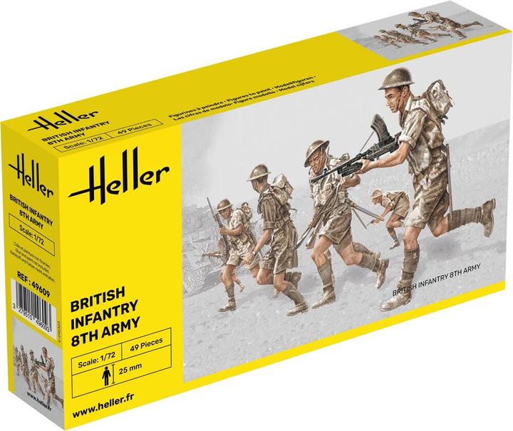 Immagine prodotto Heller Fanteria britannica dell'8a Armata
