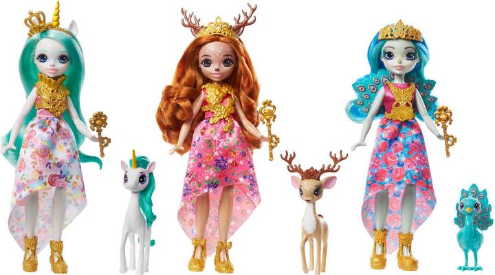 Actual product image Enchantimals Royal Queen Paradise & Rainbow Doll
