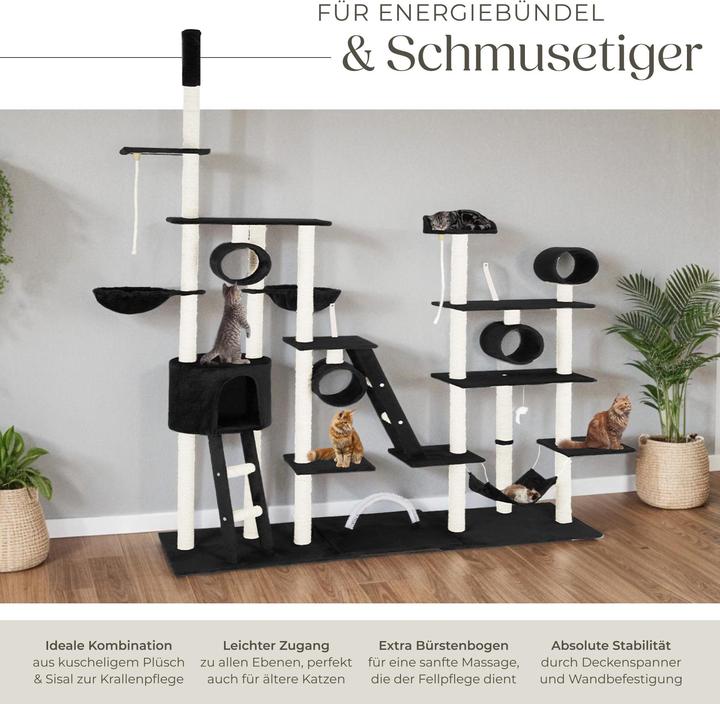 Produktbild tectake Snooky (234 cm, Schwarz)