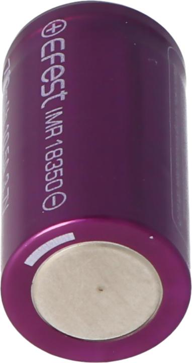 Produktbild Efest Akku Purple IMR18350 (Pluspol flach) (1 Stk., 18350, 700 mAh)