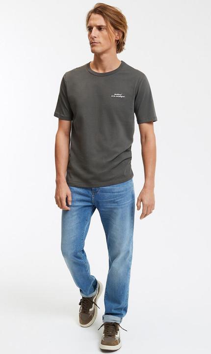 Actual product image La Redoute Collections T-Shirt mit Message-Stickerei (3XL)