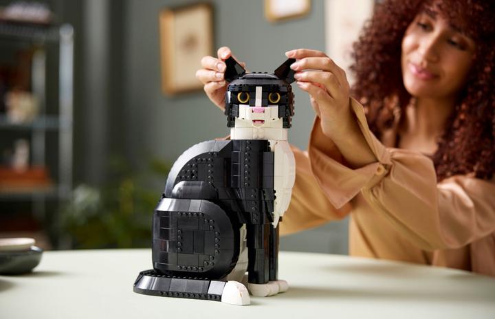 Image du produit LEGO Chat noir et blanc (21349, LEGO Ideas, LEGO difficiles à trouver)