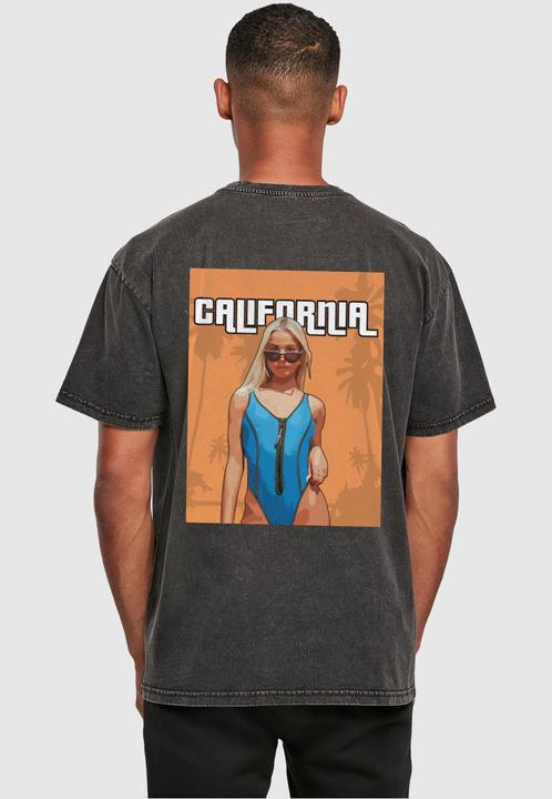 Actual product image Merchcode Grand California Acid Washed Heavy Oversized Tee - 118163 (L)