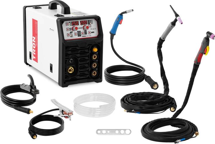 Produktbild Stamos welbach 4in1 Kombi-Schweissgerät MIG/MAG WIG Plasma E-Hand IGBT 200 A Synergie