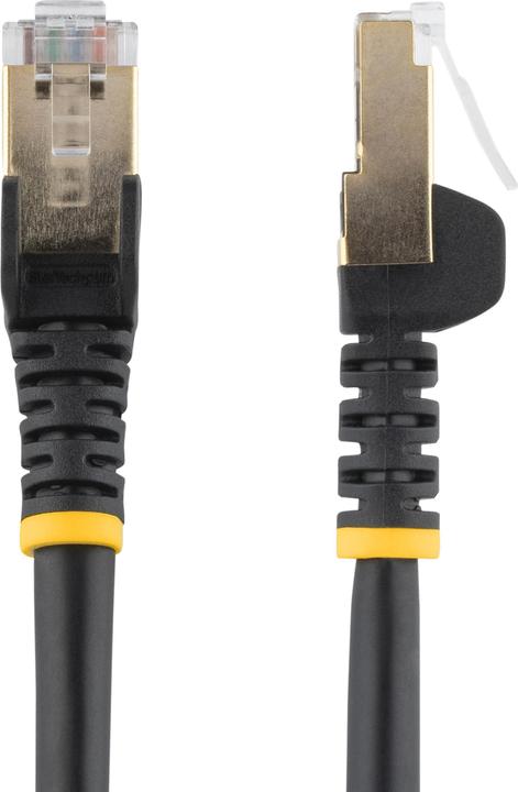 Image du produit StarTech Câble de brassage Cat6a 0.5m Black (STP, CAT6a, 0.50 m)