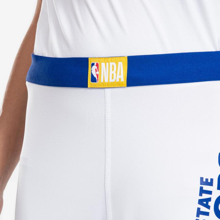 Produktbild Tarmak Kinder Basketball Funktionshose 3/4-Tights NBA Golden State Warriors - 500 weiss