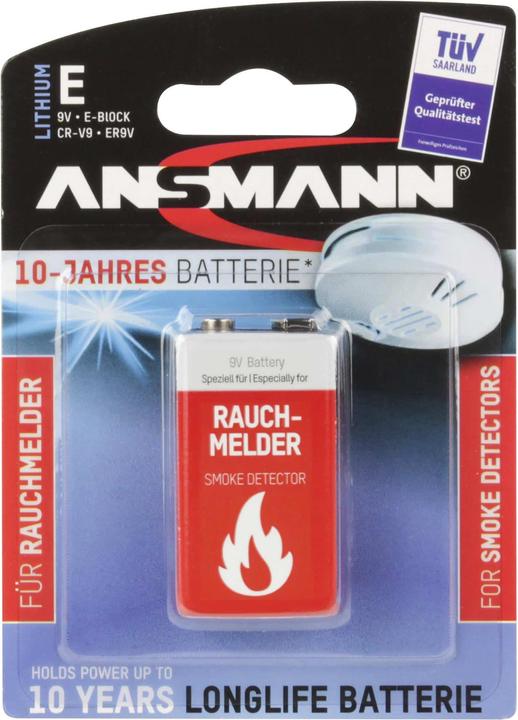 Ansmann E-block (1 pcs, 9V Block, 1100 mAh)