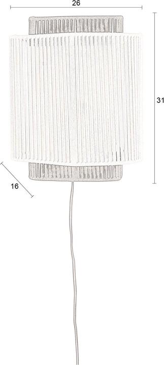 Immagine prodotto Dutchbone Lampada da parete Elon (E27)