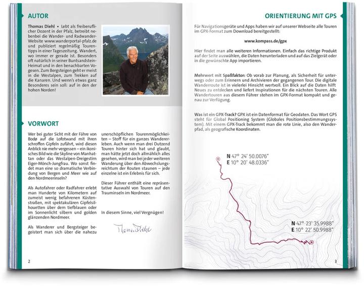 Actual product image Wanderführer 5982 Lofoten, Vesterålen und Senja, 70 Touren (German, Thomas Diehl, 2022)