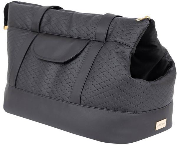 Produktbild amiplay Transporttasche New York, L 42 x 26 x 30 cm, schwarz (Hund, Abschliessbar, Faltbar)