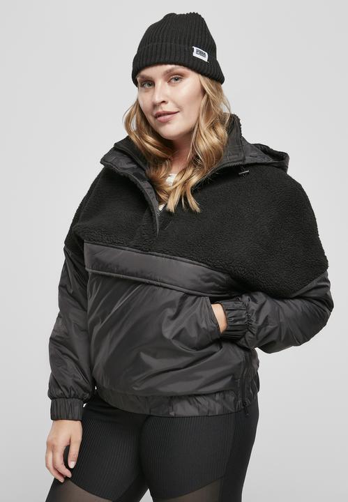 Immagine prodotto Urban Classics Giacca Sherpa Mix Pull Over da donna (XL)
