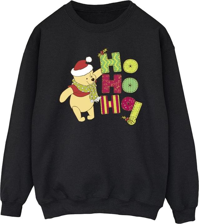 Disney Winnie The Pooh Ho Ho Ho Scarf Sweatshirt (M)