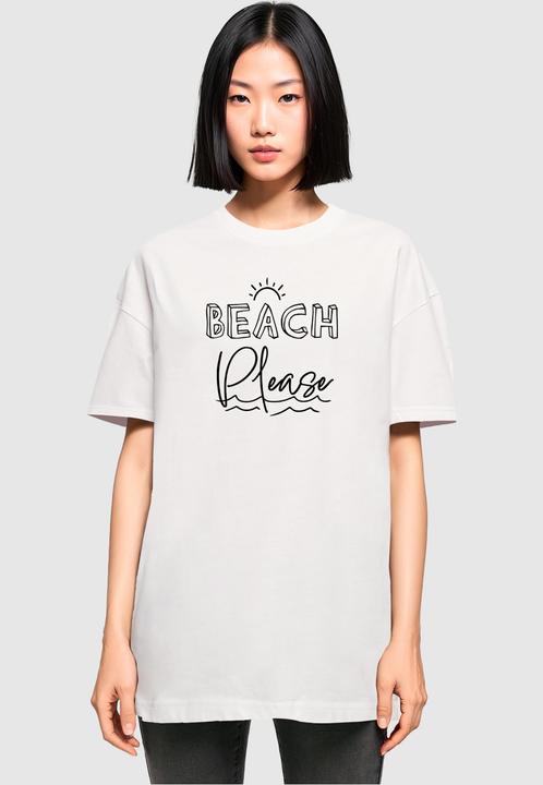 Image du produit Merchcode Ladies Beach Please Oversized Boyfriend Tee - 118935 (4XL)