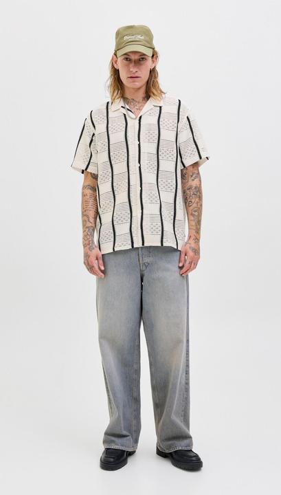 Produktbild Jack & Jones Jordia Stripe Resort Shirt Ss (M)