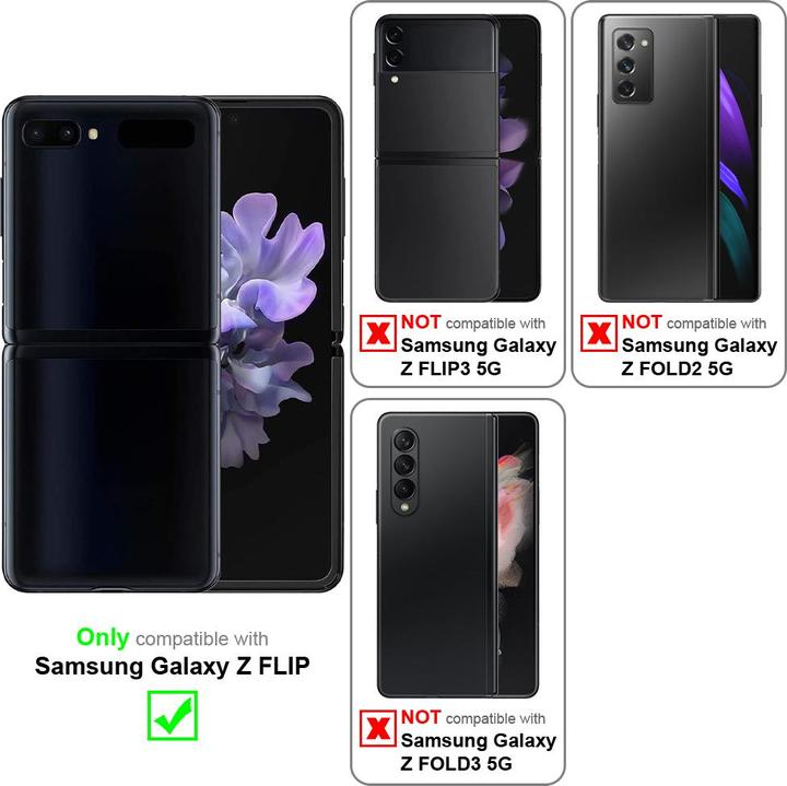 Image du produit Cadorabo Coque pour Samsung Galaxy Z FLIP universel avec Clip (Samsung Galaxy Z Flip)