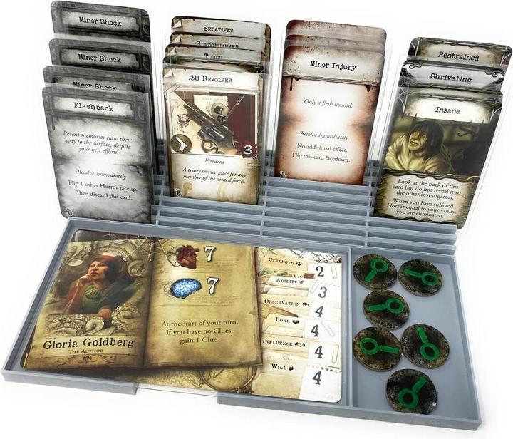 Actual product image Feldherr 3D04SET - Pack of 5 Player Dashboard for Mansions of Madness Second Edition (Plastic)
