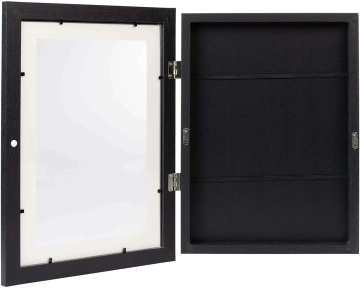 Image du produit Cocon Cadre photo 35 x 25 x 4 cm, noir (21 x 29,7 cm)