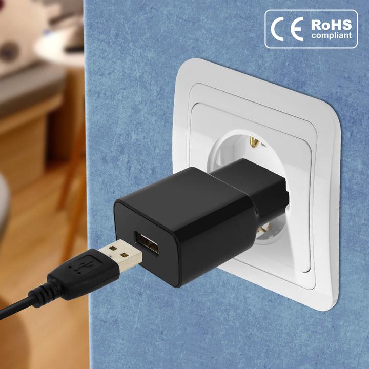 Immagine prodotto Alimentatore USB da 1A + cavo micro USB (5 W)