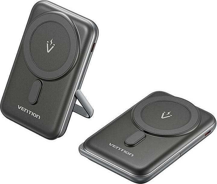Actual product image Vention Magnetic Powerbank FHNB0 20W, 10000 mAh (black) (10000 mAh, 20 W)
